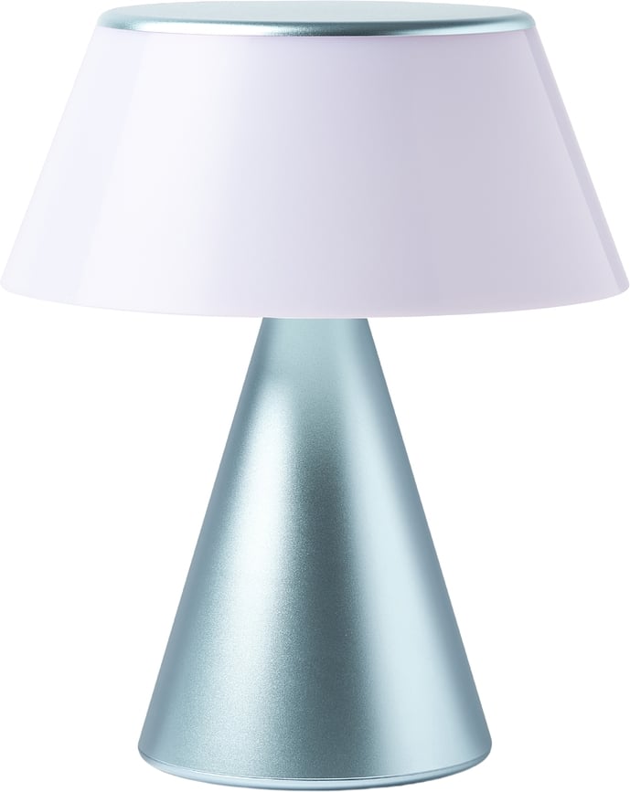 LED lempa Luma žydros spalvos XL