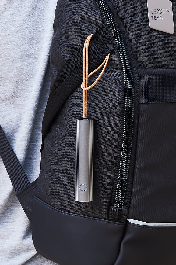 Llavero con linterna Fine, rojo