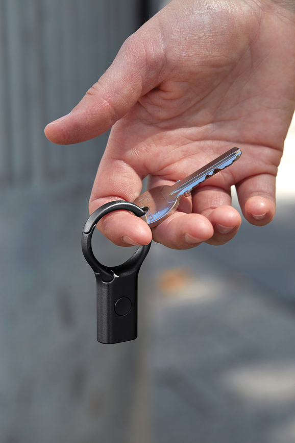 Llavero con linterna Nomaday, negro