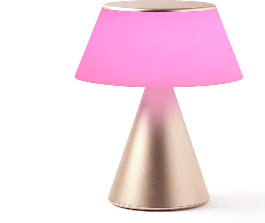 Luma L Lampe LED, argent foncé