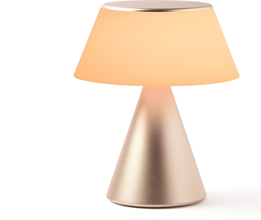 Luma L Lampe LED, argent foncé