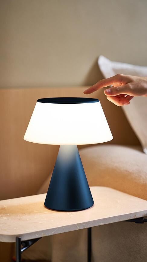 Luma XL Lampe LED, argent foncé