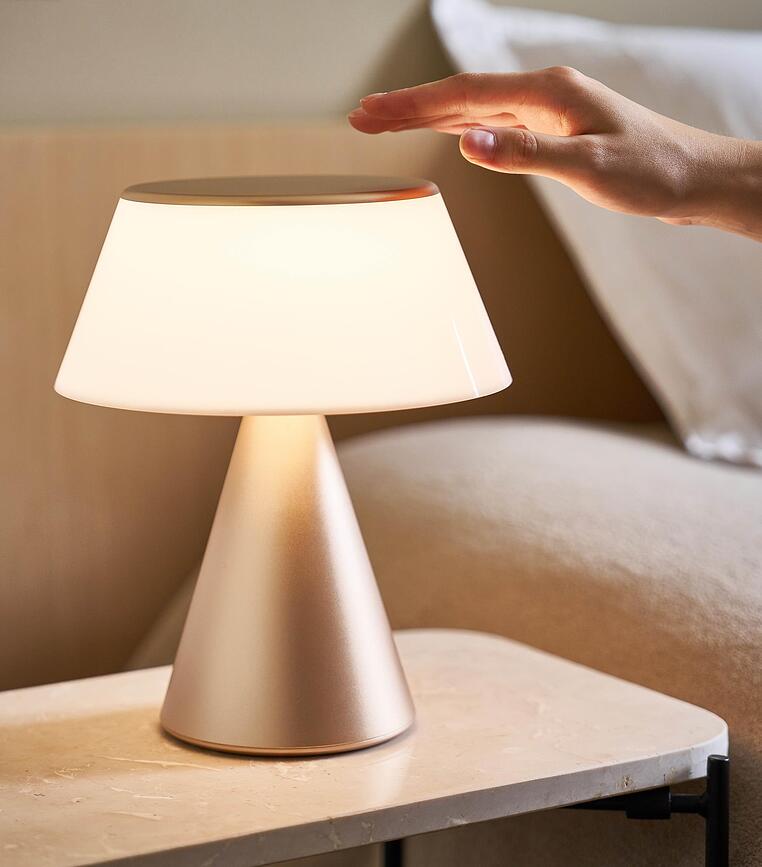 Luma XL LED svetilka, temno srebrna