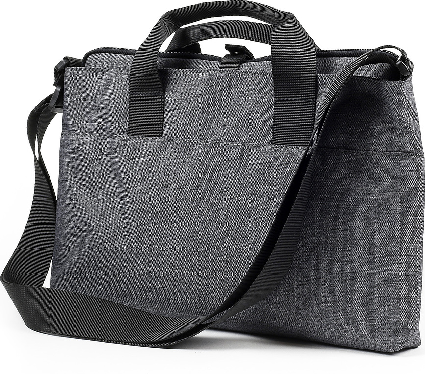 Maletín doble para portátil y documentos One, 14", gris