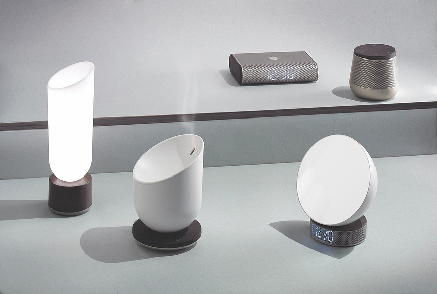 Miami Time Radio sa satom bijeli mramor