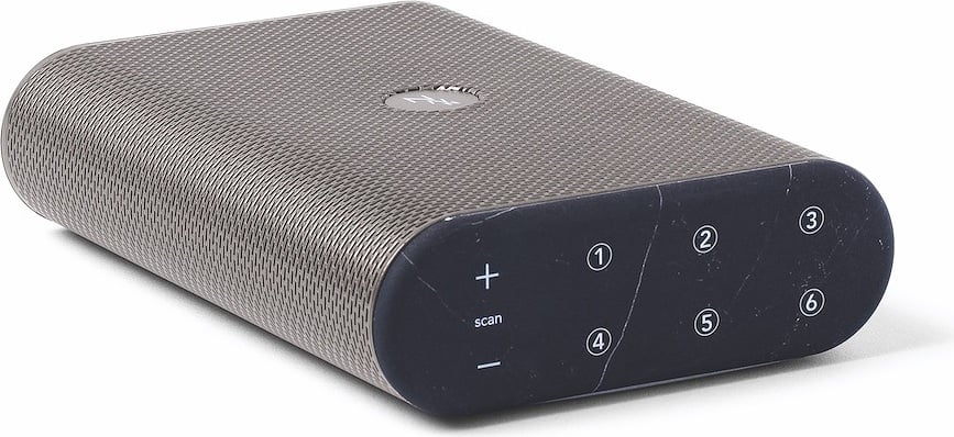 Miami Time Radio z budilko, bel marmor