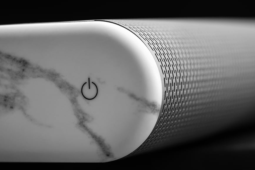 Miami Time Ραδιορολόι, λευκό μάρμαρο