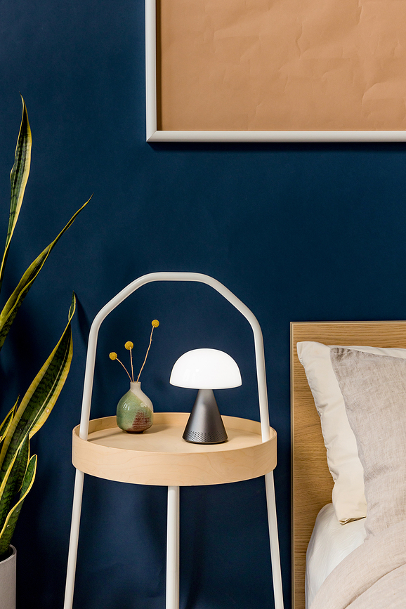 Mina Audio L Lampe LED avec haut-parleur Bluetooth, aluminium