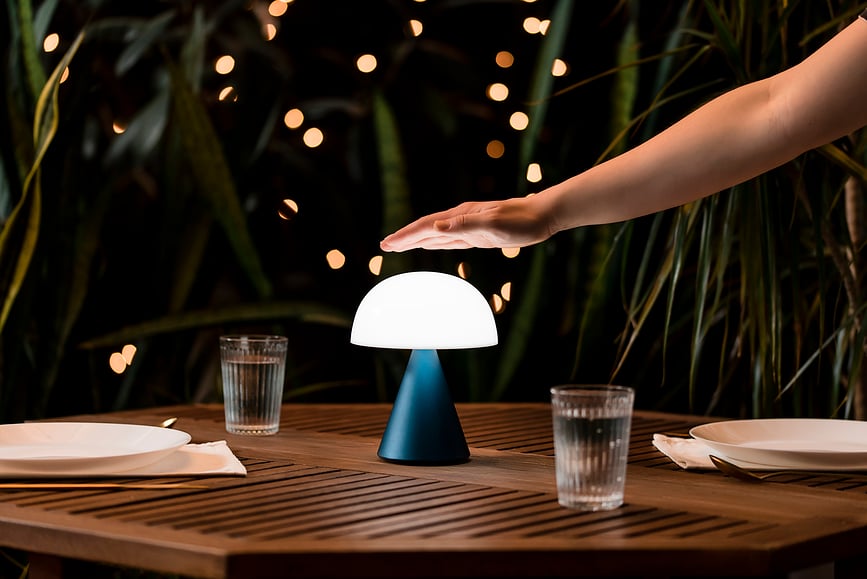 Mina L Svetilka LED, svetlo roza