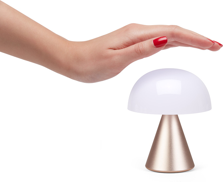 Mina M Lampa LED tamnozelena