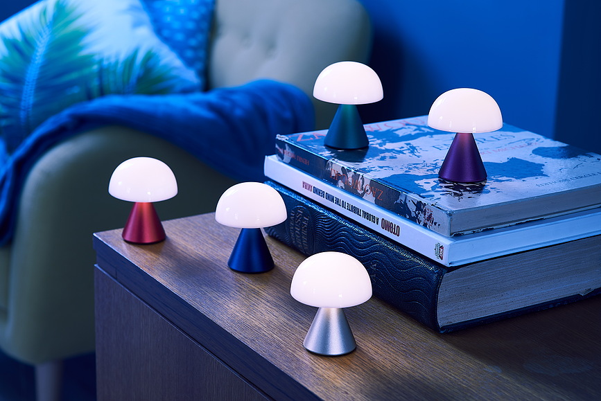 Mina Lampa LED mini tamnozelena