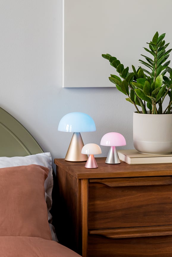 Mina Lampa LED mini tamnozelena