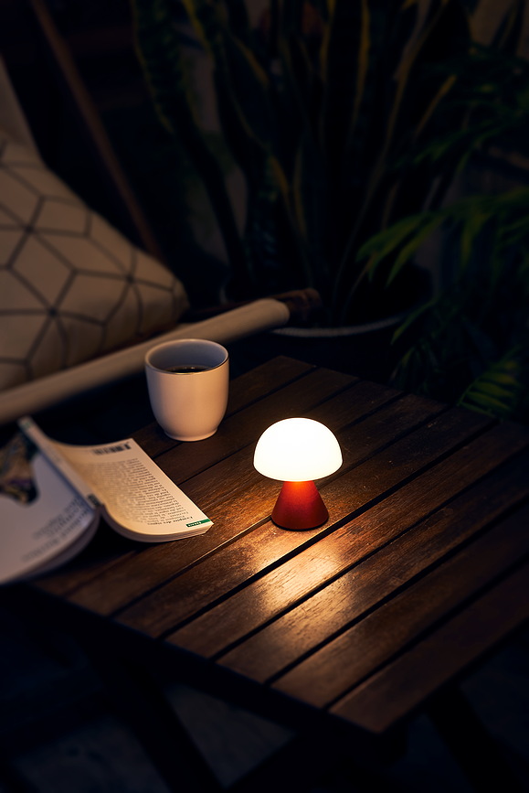 Mina Lampa LED mini tamnozelena