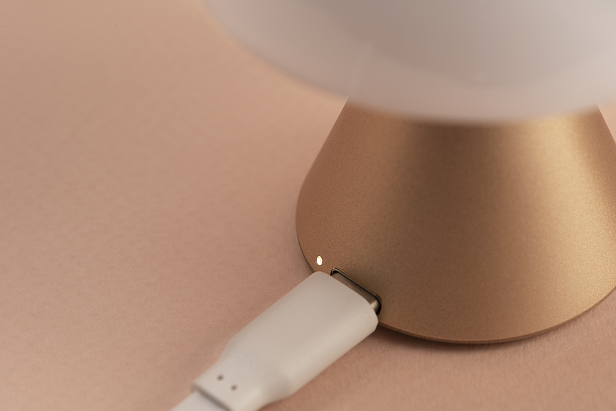 Mina Lampe LED mini, jaune clair