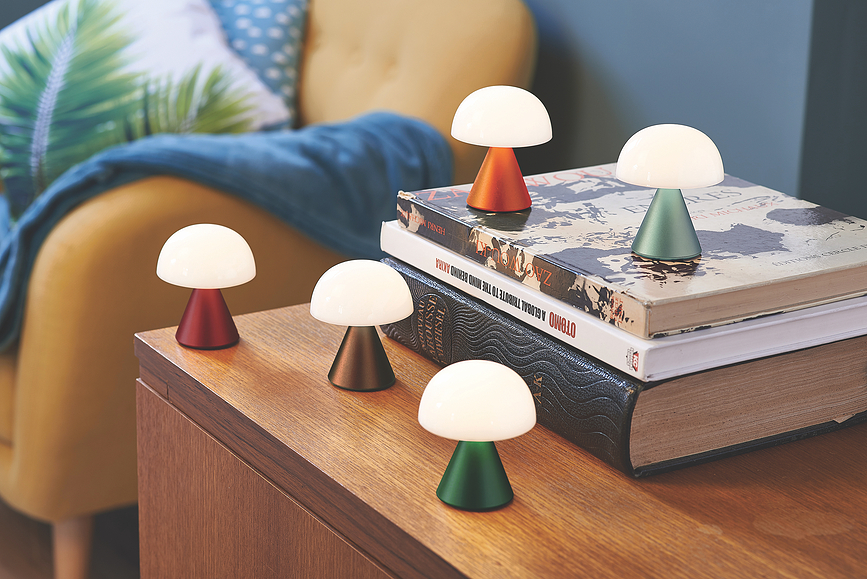 Mina Lampe LED mini, jaune clair