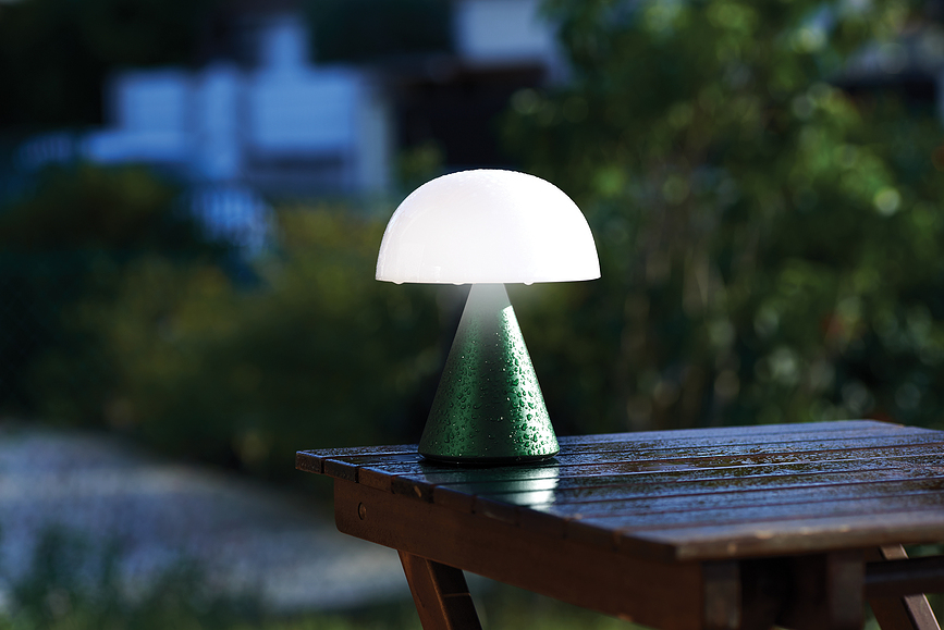 Mina L Lampe LED, rose clair