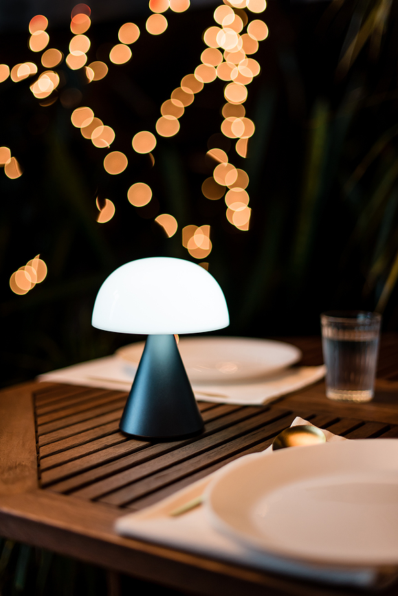 Mina L Lampe LED, rose clair