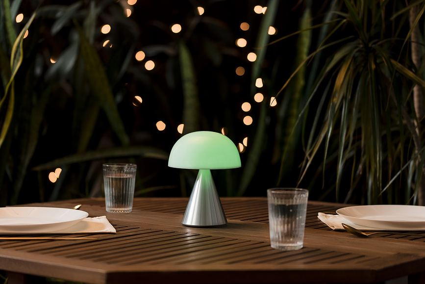 Mina L Lampe LED, rose clair