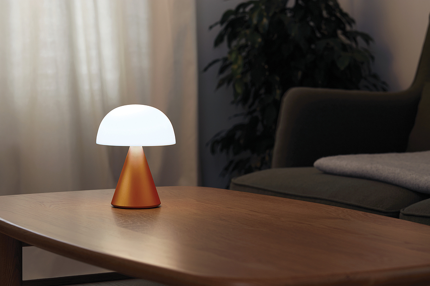 Mina L Lampe LED, rose clair