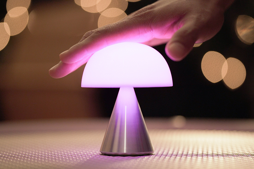 Mina Lampe LED M, vert foncé