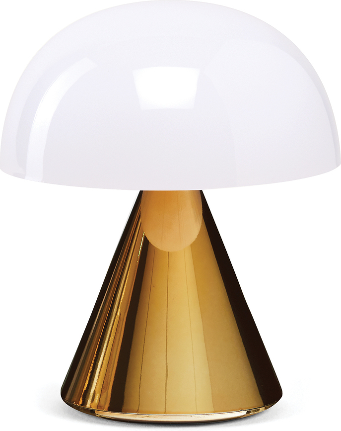 Mina Φωτιστικό LED mini, μεταλλικό χρυσό, από πλαστικό