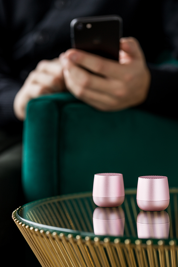 Mino+ Ηχείο, αλουμινένιο, ανοιχτό μπλε