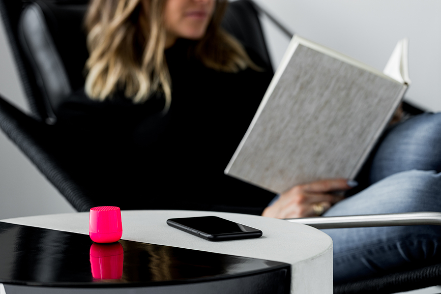 Mino+ Ηχείο γυαλιστερό, ροζ