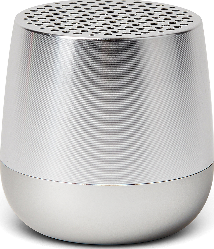 Mino+ Enceinte, argentée, en aluminium