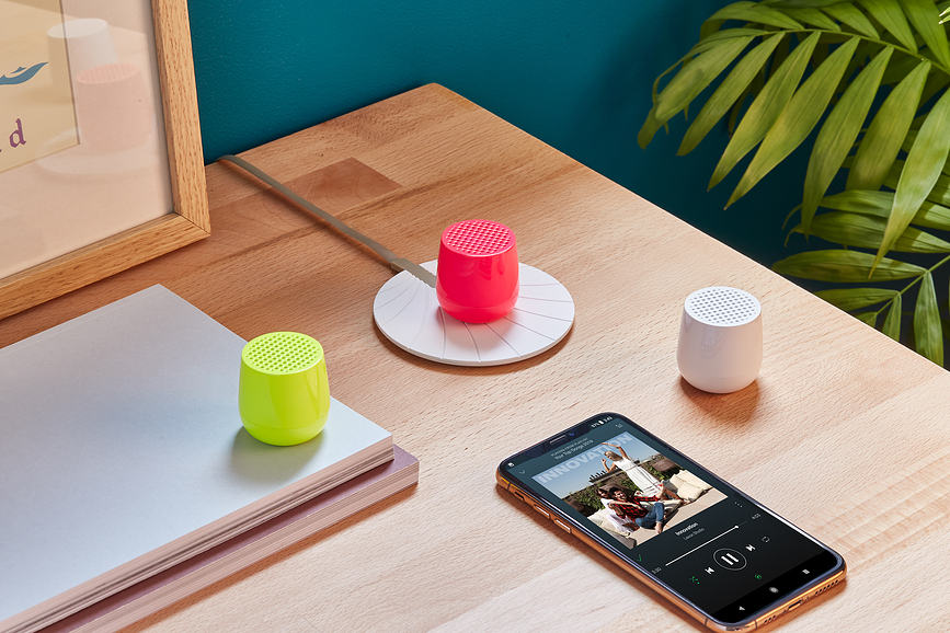 Mino+ Enceinte, rose, Glossy