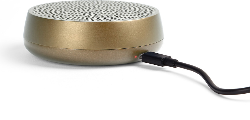 Mino L Enceinte, rouge, en aluminium