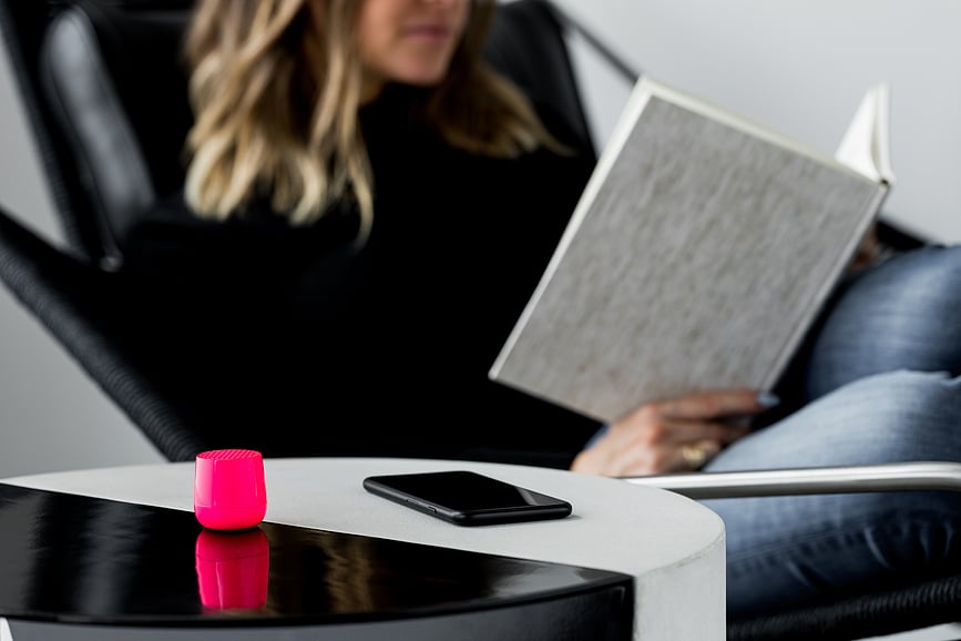 Mino+ Zvučnik sjajni ružičasti