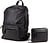Mochila plegable Packable, negra