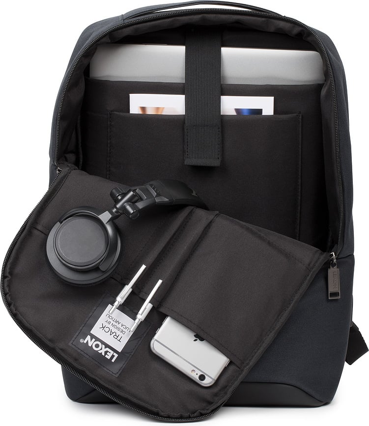 Mochila Track Simple, negra