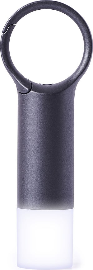 Nomaday Flash LED key ring grey