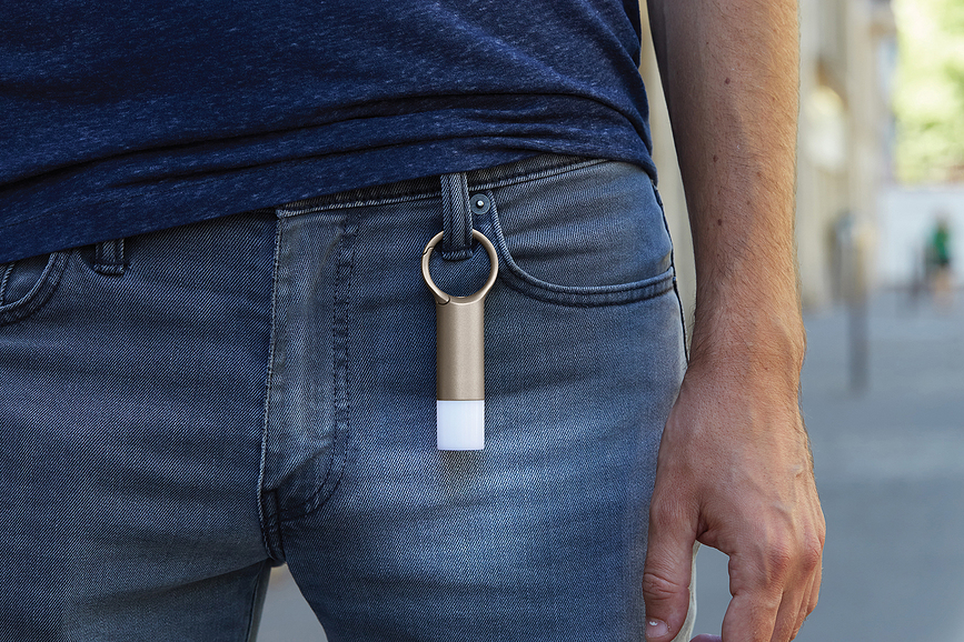 Nomaday Flash Μπρελόκ LED, μαύρο