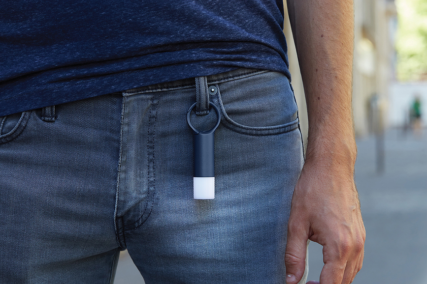 Nomaday Flash Porte-clés LED, noir