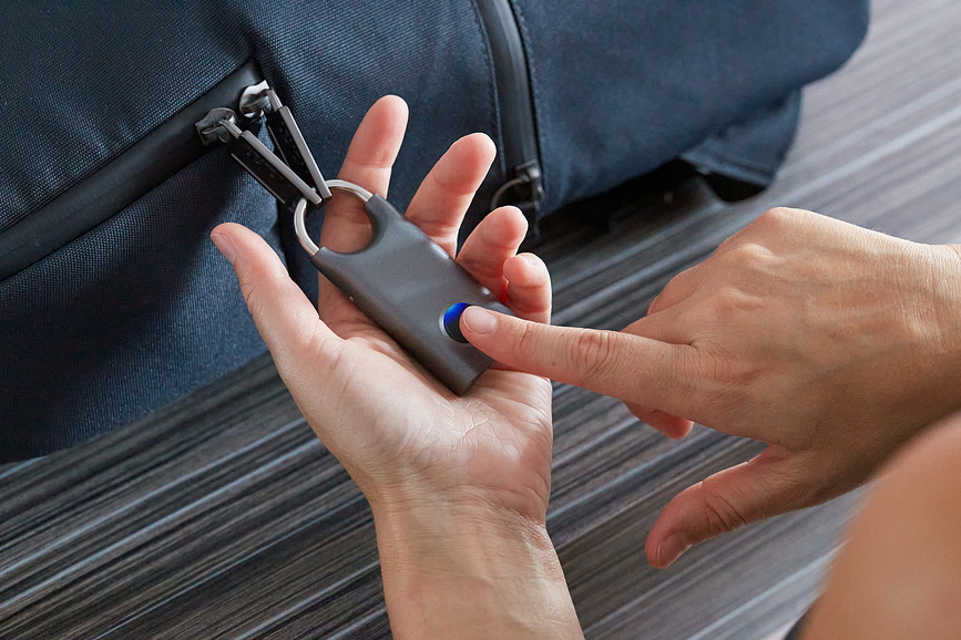 Nomaday Ključavnica na prstni odtis, siva