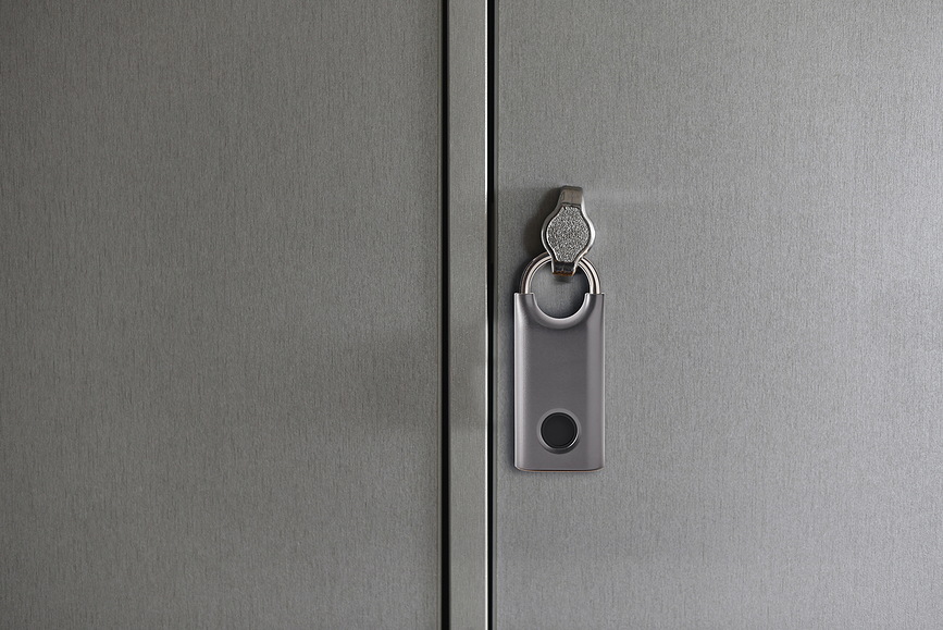 Nomaday Ključavnica na prstni odtis, siva