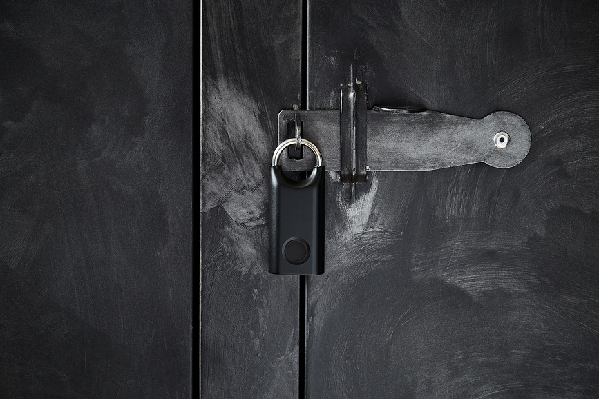 Nomaday Λουκέτο δακτυλικού αποτυπώματος, γκρι