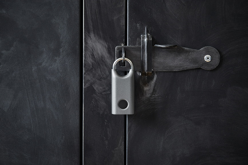 Nomaday Λουκέτο δακτυλικού αποτυπώματος, γκρι