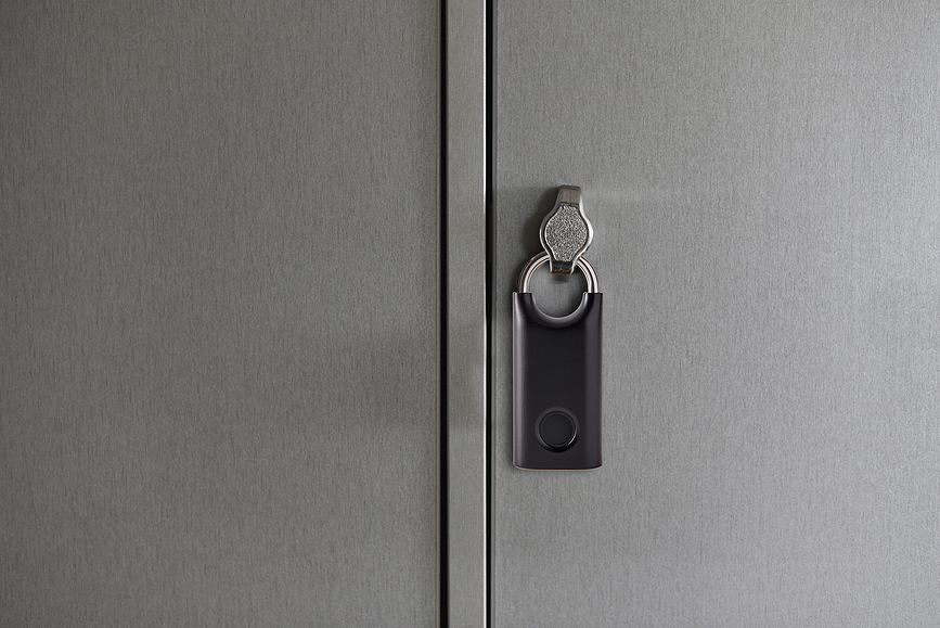 Nomaday Λουκέτο δακτυλικού αποτυπώματος, γκρι