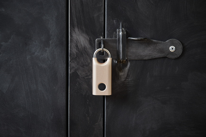 Nomaday Λουκέτο δακτυλικού αποτυπώματος, γκρι