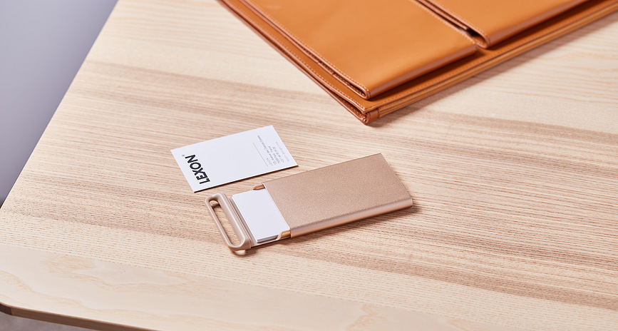 Nomaday Porte-cartes de visite, bleu foncé