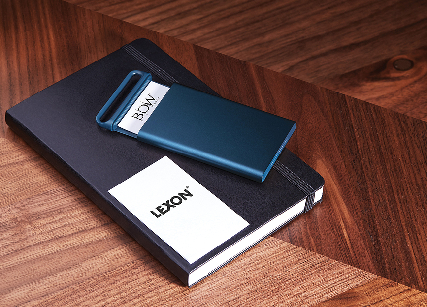 Nomaday Porte-cartes de visite, bleu foncé