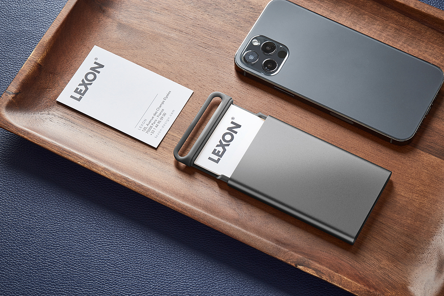 Nomaday Porte-cartes de visite, bleu foncé