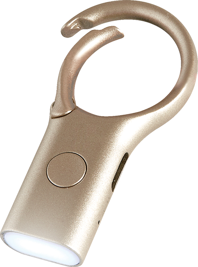 Nomaday Porte-clés avec lampe de poche, noir