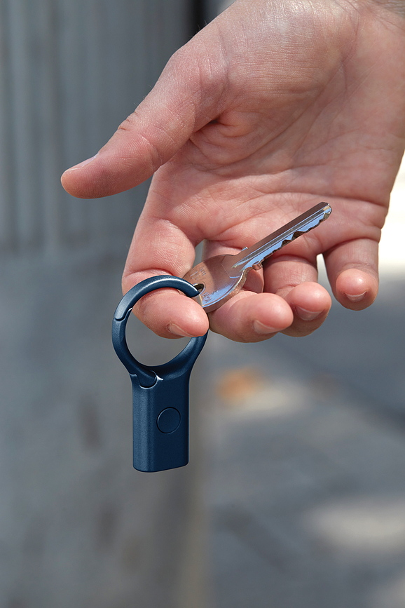 Nomaday Porte-clés avec lampe de poche, noir