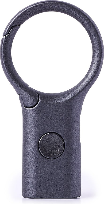 Nomaday Privjesak za ključeve sa svjetiljkom sivi