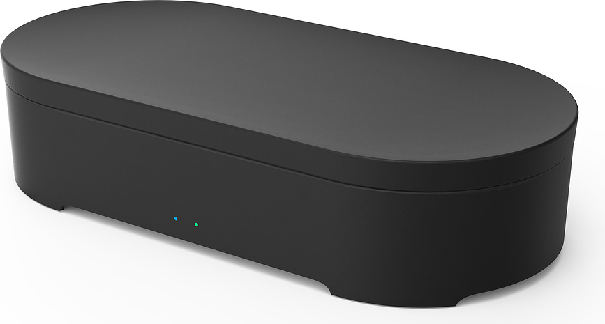 Oblio Box Ασύρματος Φορτιστής με απολυμαντικό UV, μαύρος