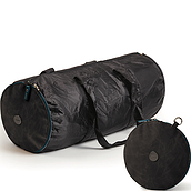 Packable Tasche schwarz klappbar